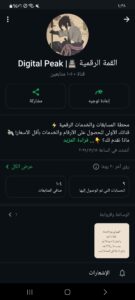 القمة الرقمية  Digital Peak