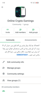 Online crypto earning 1